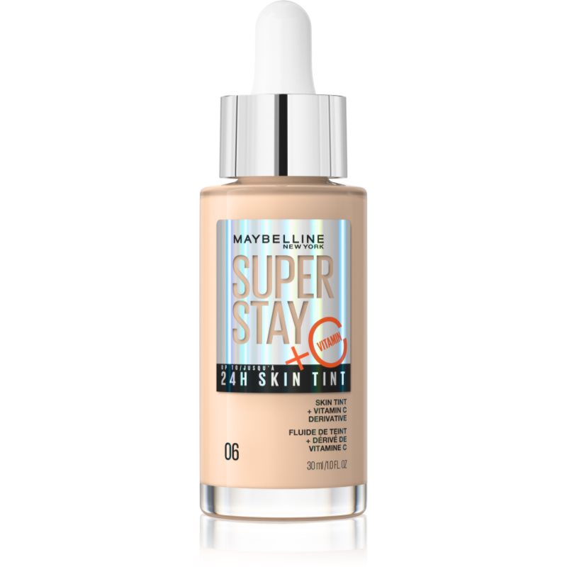 MAYBELLINE NEW YORK SuperStay Vitamin C Skin Tint szérum egységesíti a bőrszín tónusait árnyalat 06 30 ml-Ár