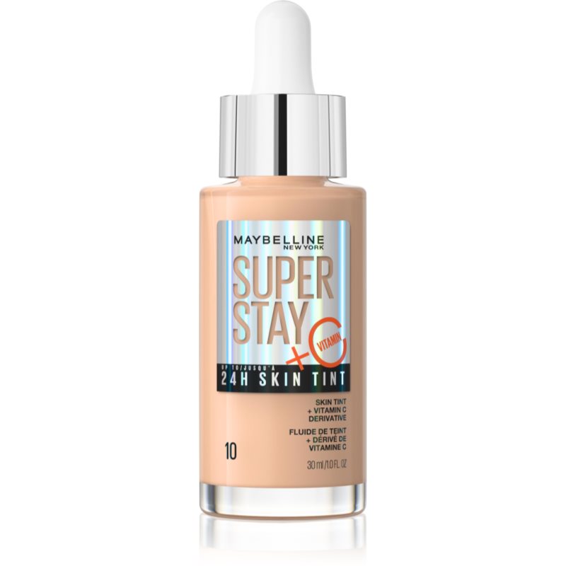 MAYBELLINE NEW YORK SuperStay Vitamin C Skin Tint szérum egységesíti a bőrszín tónusait árnyalat 10 30 ml-Ár