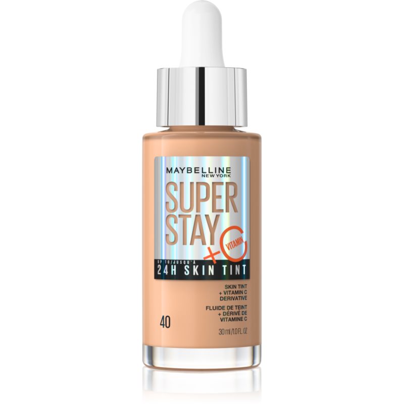 MAYBELLINE NEW YORK SuperStay Vitamin C Skin Tint szérum egységesíti a bőrszín tónusait árnyalat 40 30 ml-Ár