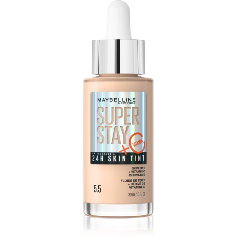 MAYBELLINE NEW YORK SuperStay Vitamin C Skin Tint színezett szérum C-vitaminnal árnyalat 5.5 30 ml-Ár
