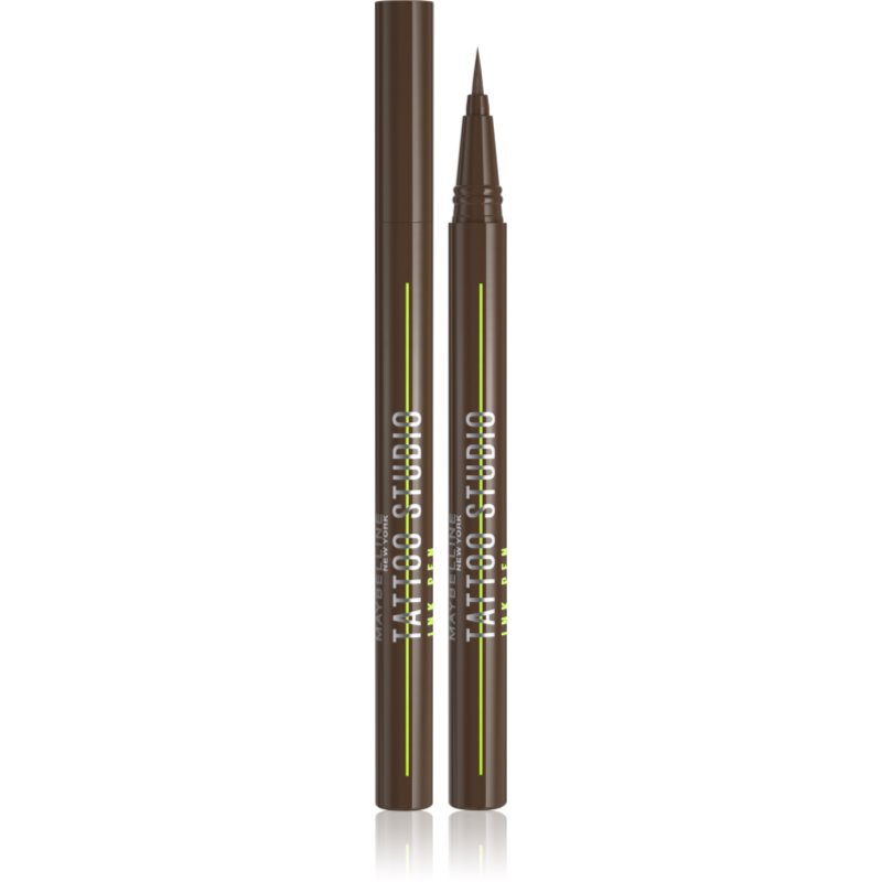 MAYBELLINE NEW YORK Tattoo Liner Ink Pen széles applikátorú szemhéjtus árnyalat Brown 1 ml-Ár