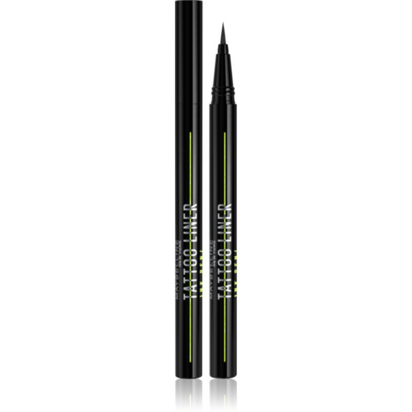 MAYBELLINE NEW YORK Tattoo Liner Ink Pen széles applikátorú szemhéjtus árnyalat Matte Black 1 ml-Ár