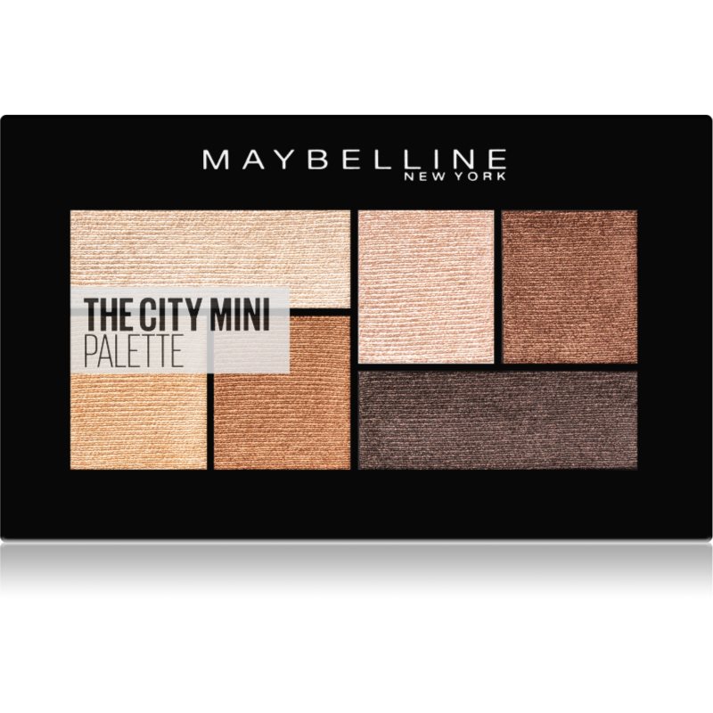 MAYBELLINE NEW YORK The City Mini Palette szemhéjfesték paletta árnyalat 400 Rooftop Bronzes 6 g-Eredeti