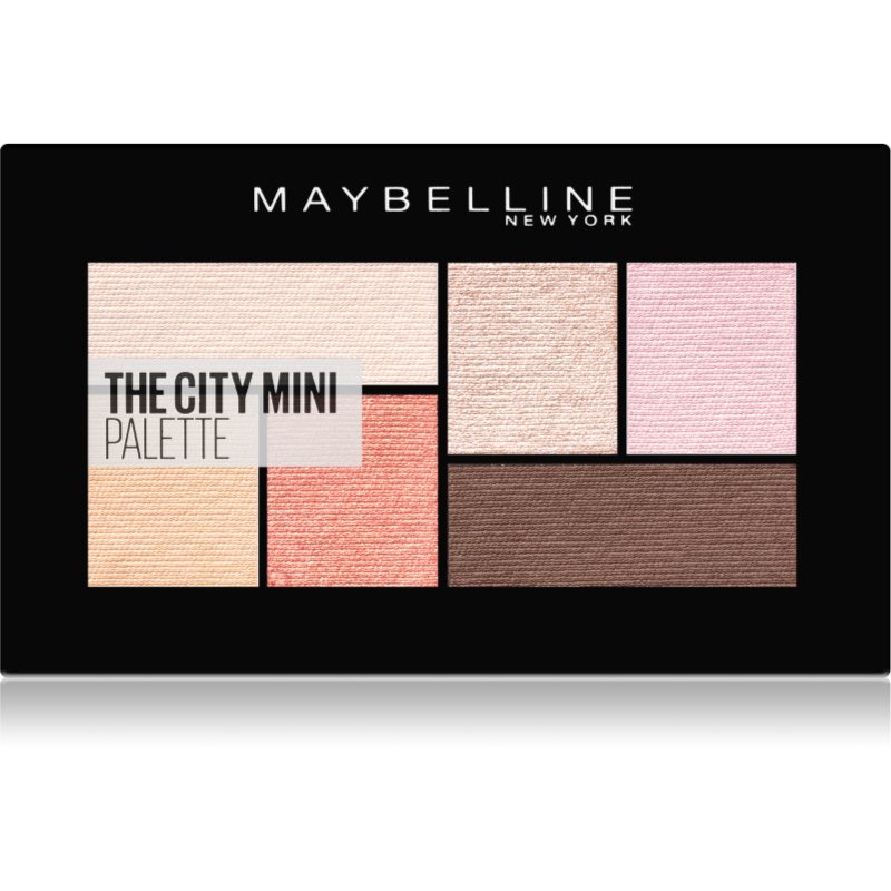 MAYBELLINE NEW YORK The City Mini Palette szemhéjfesték paletta árnyalat 430 Downtown Sunrise 6 g-Eredeti