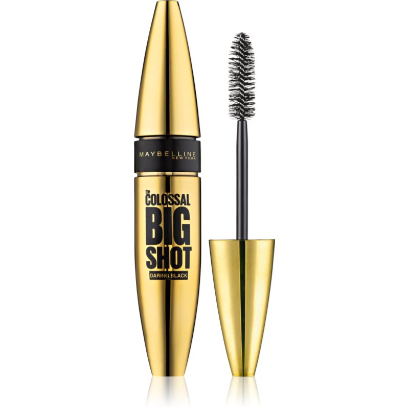 MAYBELLINE NEW YORK The Colossal Big Shot Daring Black extra fekete dúsító szempillaspirál 9.5 ml-Eredeti