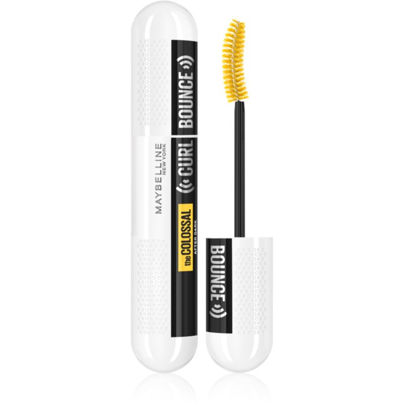 MAYBELLINE NEW YORK The Colossal Curl Bounce After Dark dúsító és göndörítő szempillaspirál extra fekete 10 ml-Ár