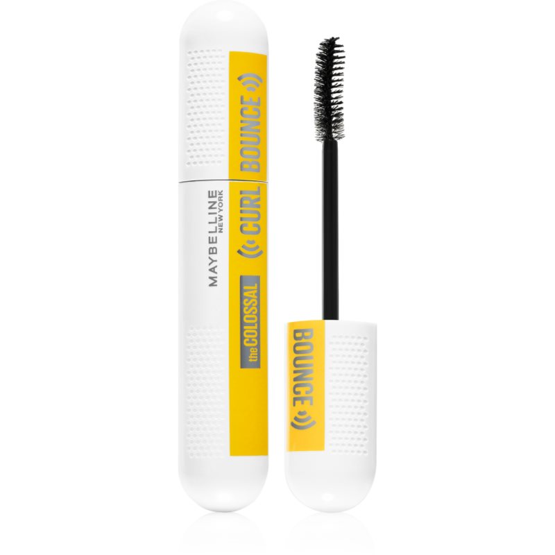MAYBELLINE NEW YORK The Colossal Curl Bounce dúsító és göndörítő szempillaspirál árnyalat 01 - Black 10 ml-Ár