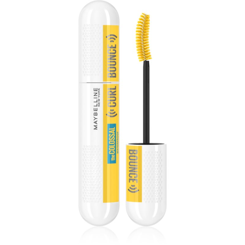 MAYBELLINE NEW YORK The Colossal Curl Bounce szempillaspirál az ívelt és szétválasztott pillákért vízálló 10 ml-Ár