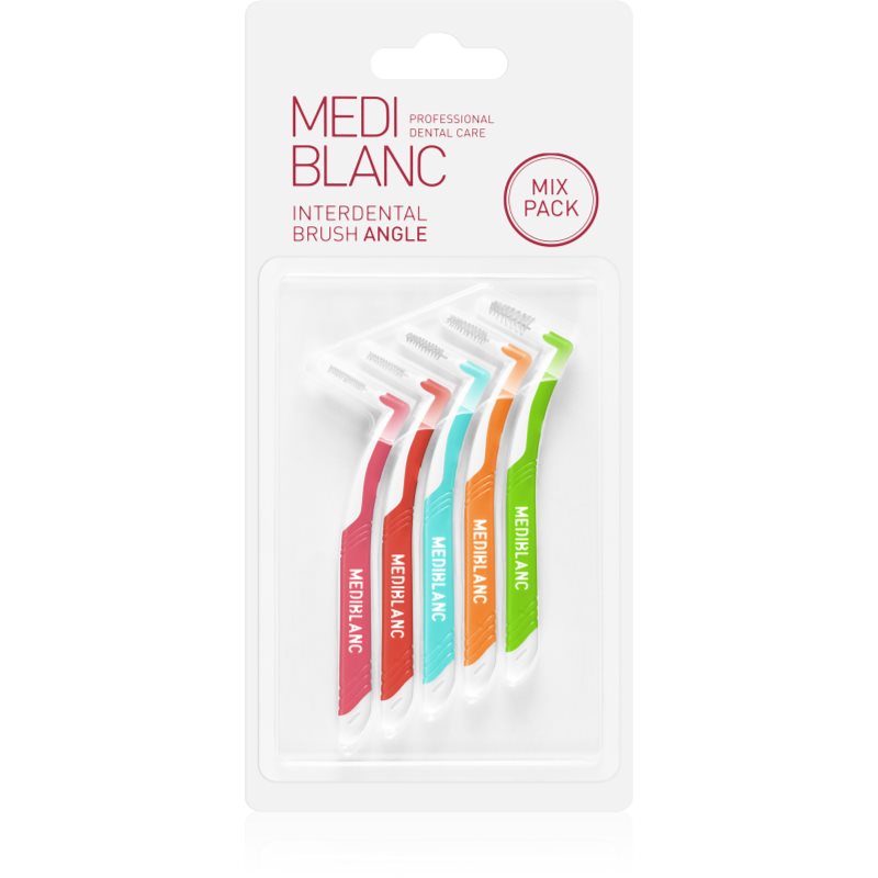 MEDIBLANC Interdental Pick-brush Angle fogközi fogkefe 5 db Mix kit 5 db-Ár