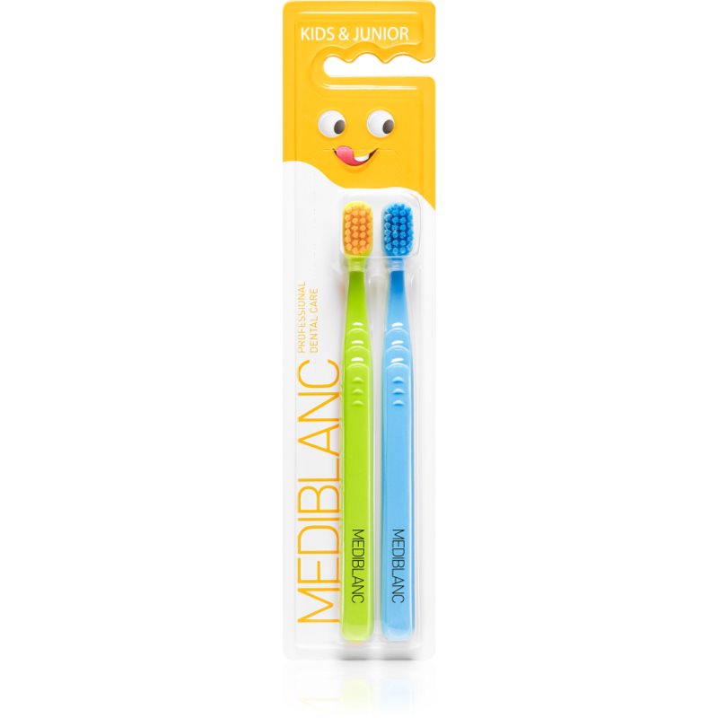 MEDIBLANC KIDS & JUNIOR Ultra Soft fogkefe gyermekeknek ultra gyenge Green