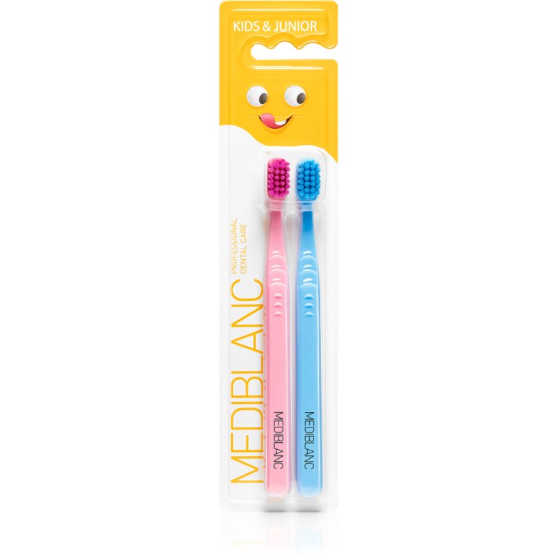 MEDIBLANC KIDS & JUNIOR Ultra Soft fogkefe gyermekeknek ultra gyenge Pink