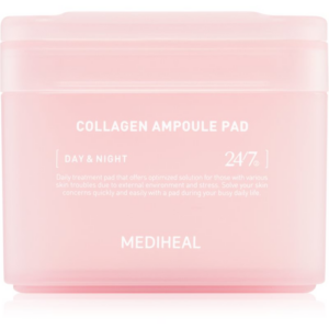 MEDIHEAL Collagen Ampoule Pad tonizáló párnák a bőr hidratálásáért és feszességéért 100 db-ár