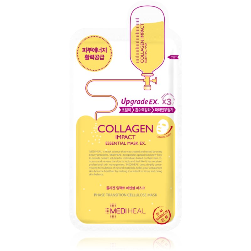 MEDIHEAL Essential Mask Collagen Impact ápoló arcmaszk kollagénnel 24 ml-Ár