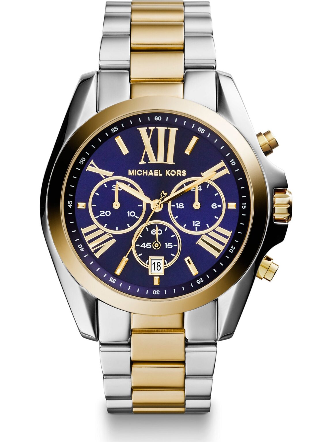 MICHAEL Michael Kors Analóg órák 'BRADSHAW'  kék / arany / ezüst