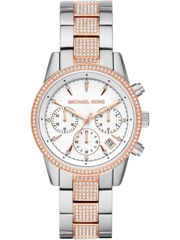 MICHAEL Michael Kors Analóg órák 'MK6651'  rózsaszín arany / ezüst