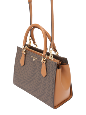 MICHAEL Michael Kors Kézitáska  világos bézs / sötét barna-Hungary