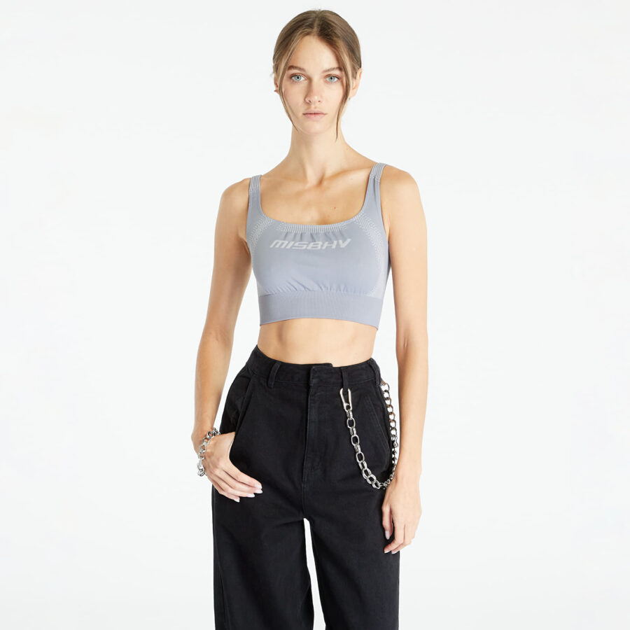 MISBHV Sport Bra Top Steel Blue M-alacsony-ár