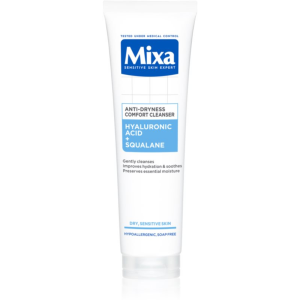 MIXA Anti-Dryness Comfort Cleanser tisztító gél az arcbőrre bőrszárazság ellen 150 ml