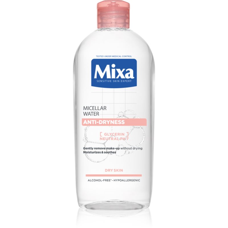MIXA Anti-Dryness micellás víz a bőr kiszáradása ellen 400 ml-Eredeti