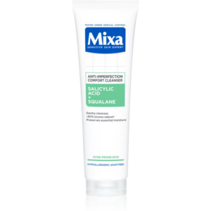 MIXA Anti-Imperfection Comfort Cleanser tisztító gél az arcbőrre a pattanásos bőr hibáira 150 ml