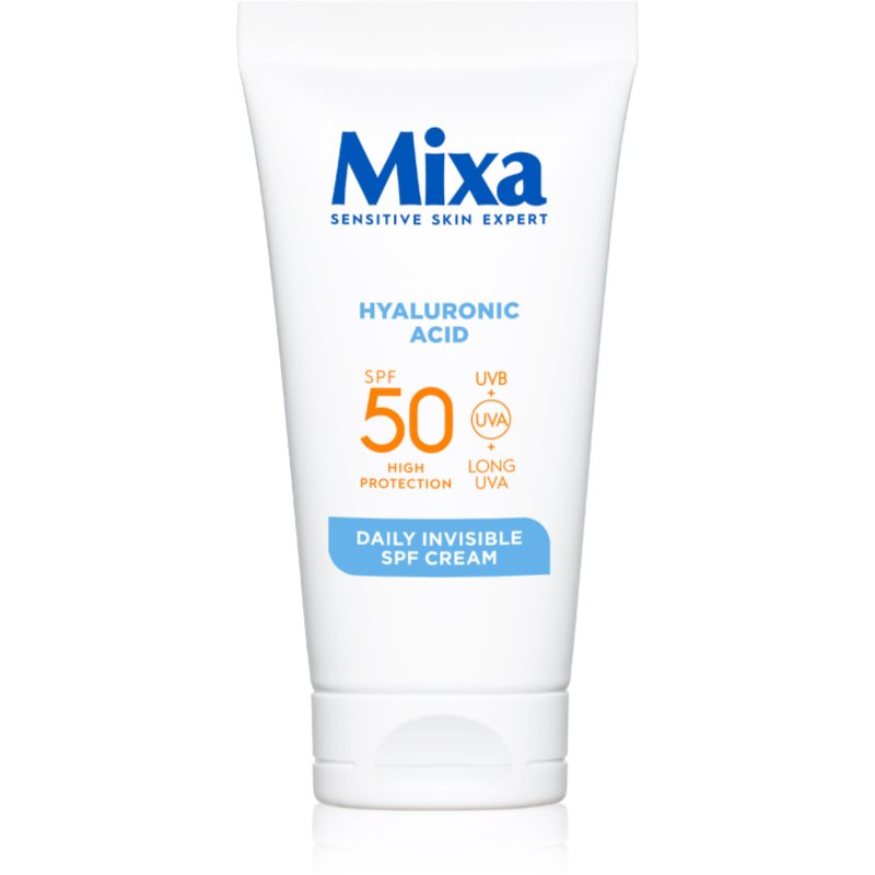 MIXA Daily Invisible SPF Cream hidratáló nappali krém SPF 50 50 ml