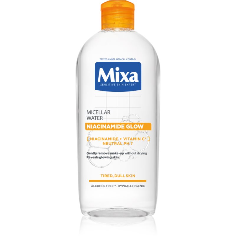 MIXA Niacinamide Glow micellás víz az élénk bőrért 400 ml-Ár