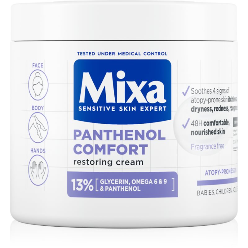 MIXA Panthenol Comfort regeneráló testkrém száraz és atópiás bőrre 400 ml-Ár