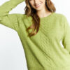 MONNARI Woman's Jumpers & Cardigans Women's Sweater With Braid Weave