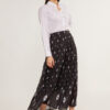 MONNARI Woman's Midi Skirts Patterned Women's Midi Skirt Multi Black