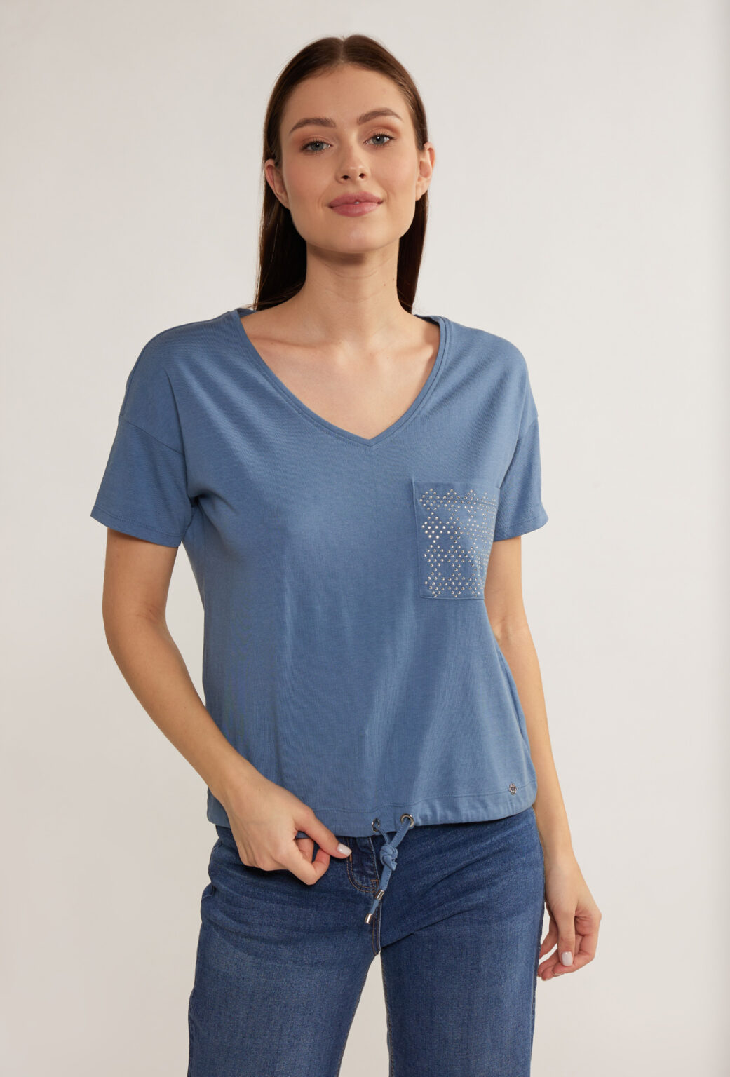MONNARI Woman's T-Shirts T-Shirt With Jet Application