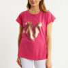 MONNARI Woman's T-Shirts Women's Cotton T-Shirt With An Interesting Pattern
