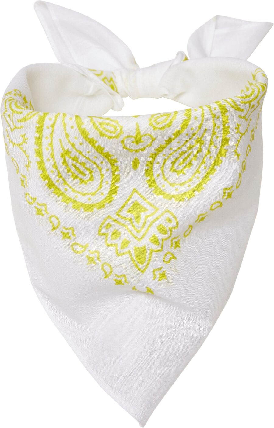 MSTRDS Bandana fejkendők  citromsárga / fehér-hu