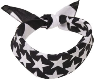 MSTRDS Bandana fejkendők  fekete / fehér-hu