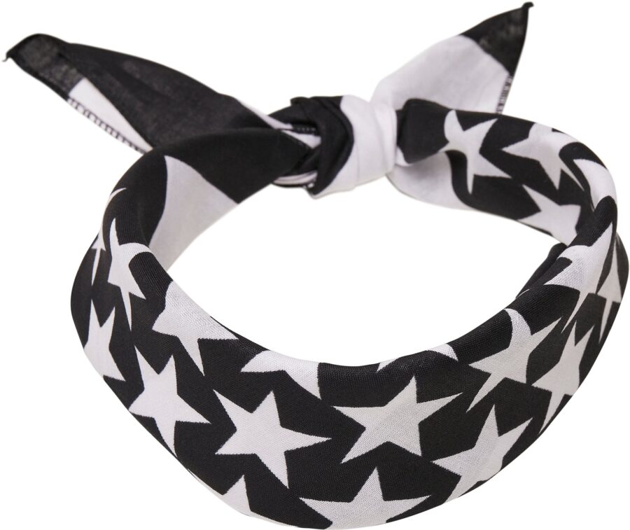 MSTRDS Bandana fejkendők  fekete / fehér-hu