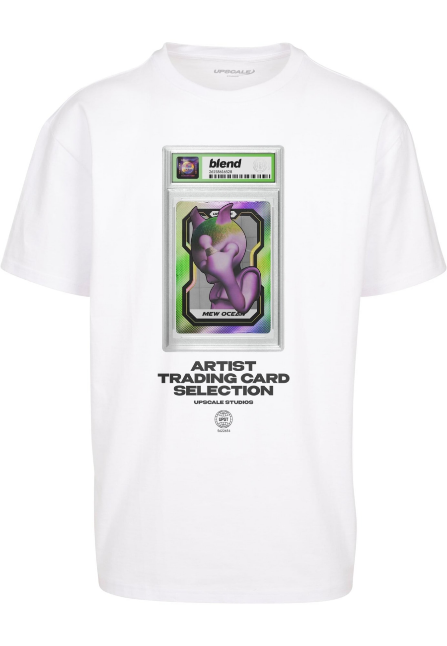 MT Upscale Póló 'Blend'  zöld / lila / fekete / fehér-Ár