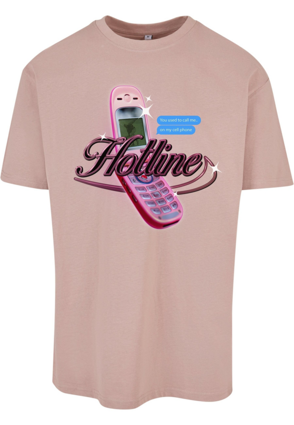 MT Upscale Póló 'Hotline'  testszínű / kék / szürke / rózsaszín-Ár