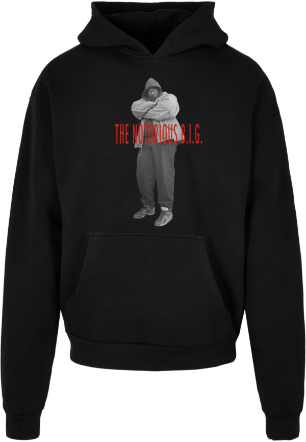 MT Upscale Tréning póló 'Biggie Smalls Concrete'  szürke / piros / fekete-Hungary