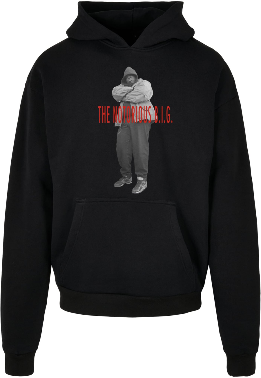 MT Upscale Tréning póló 'Biggie Smalls Concrete'  szürke / piros / fekete-Hungary