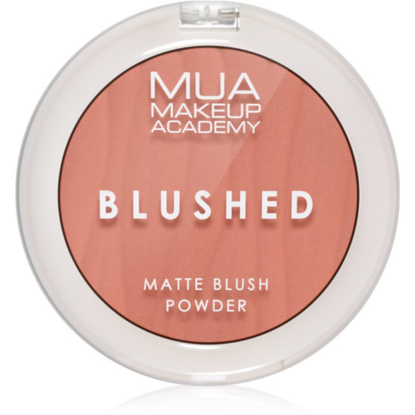 MUA Makeup Academy Blushed Powder Blusher púderes arcpír árnyalat Rose Tea 5 g-Ár