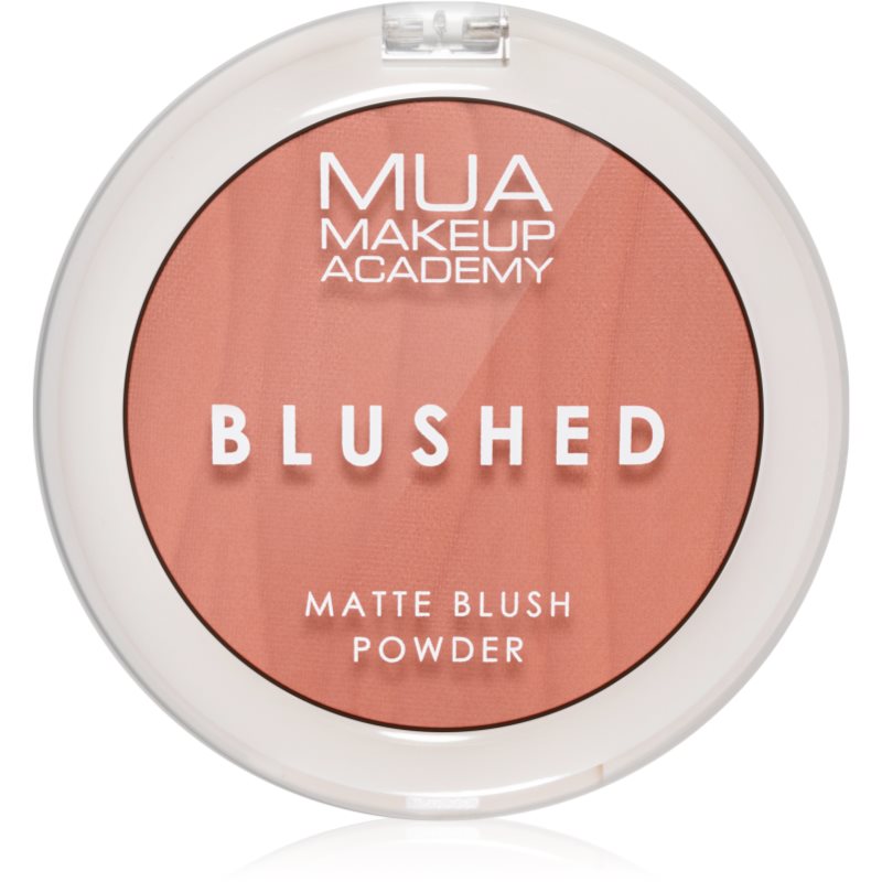 MUA Makeup Academy Blushed Powder Blusher púderes arcpír árnyalat Rose Tea 5 g-Ár