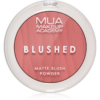 MUA Makeup Academy Blushed Powder Blusher púderes arcpír árnyalat Rouge Punch 5 g-Ár