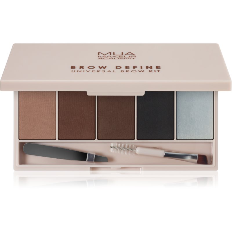 MUA Makeup Academy Brow Define arcpúder paletta több árnyalattal applikátorral 1 db-Ár