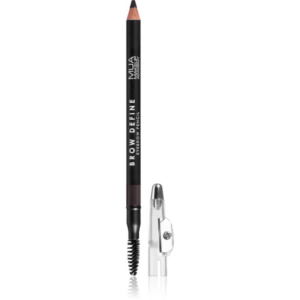 MUA Makeup Academy Brow Define tartós szemöldök ceruza kefével árnyalat Dark Brown 1