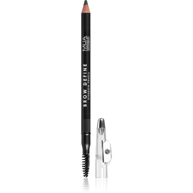 MUA Makeup Academy Brow Define tartós szemöldök ceruza kefével árnyalat Grey 1