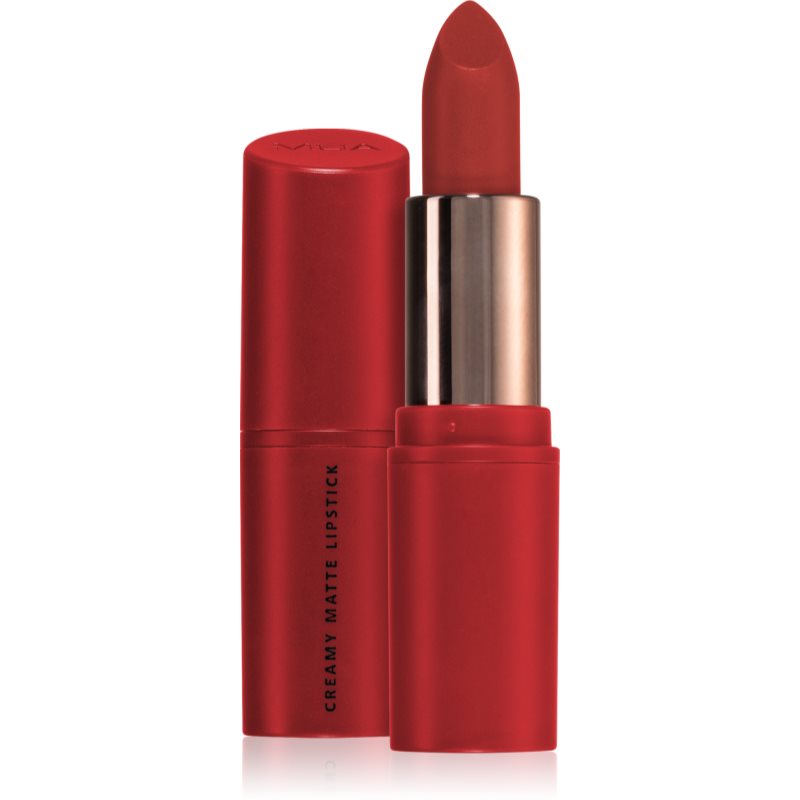 MUA Makeup Academy Creamy Matte krémes rúzs matt hatással árnyalat Agenda 3