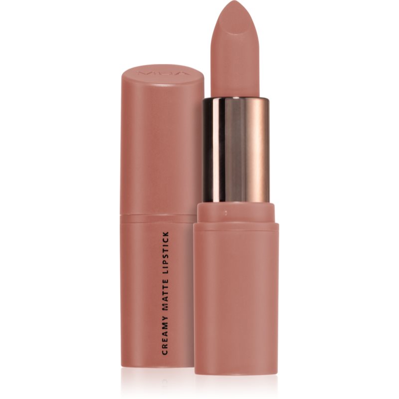 MUA Makeup Academy Creamy Matte krémes rúzs matt hatással árnyalat Heroic 3