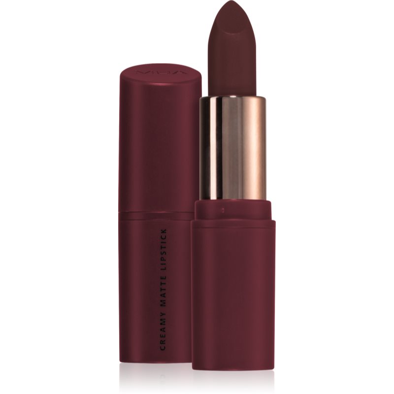 MUA Makeup Academy Creamy Matte krémes rúzs matt hatással árnyalat Survivor 3