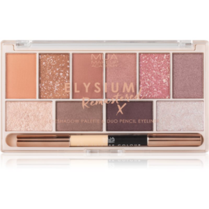 MUA Makeup Academy Elysium Remastered 10 színt tartalmazó szemhéjfesték paletta duo 17 g-Ár