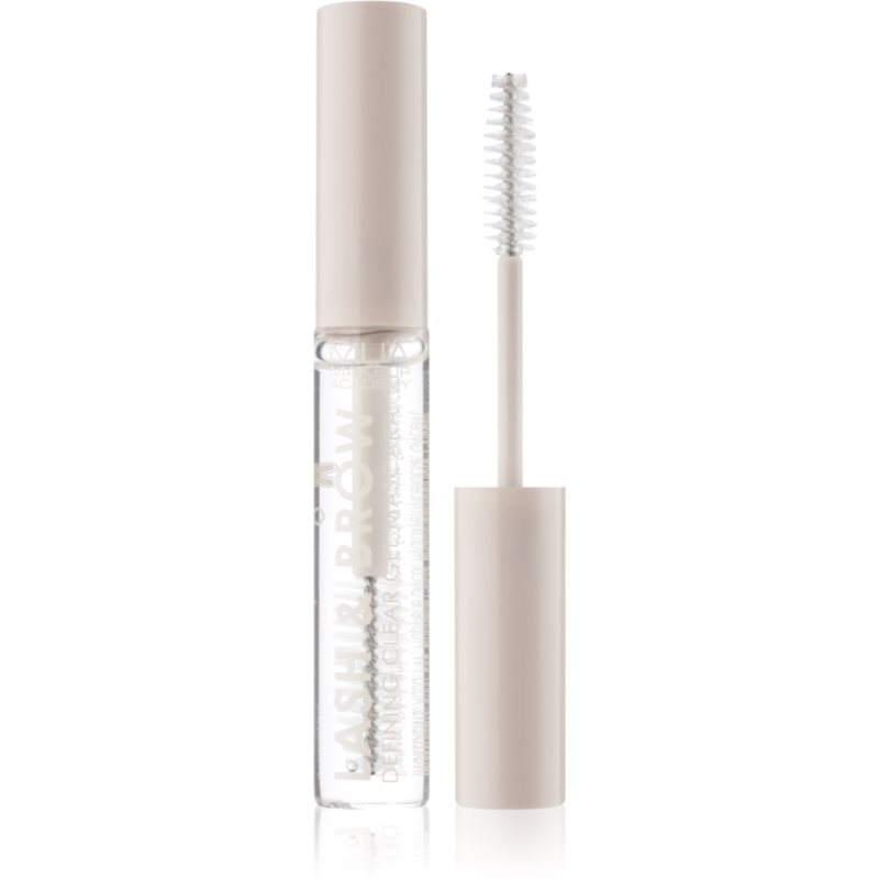 MUA Makeup Academy Lash & Brow átlátszó szempillaspirál Szempillákra és szemöldökre 9 ml-Ár