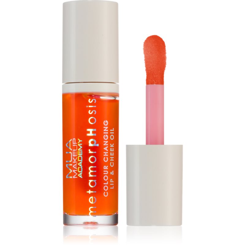 MUA Makeup Academy Metamorphosis olajos szájfény az arcra és a szájra illatok Oh Peachy (Peach) 7 ml-Ár